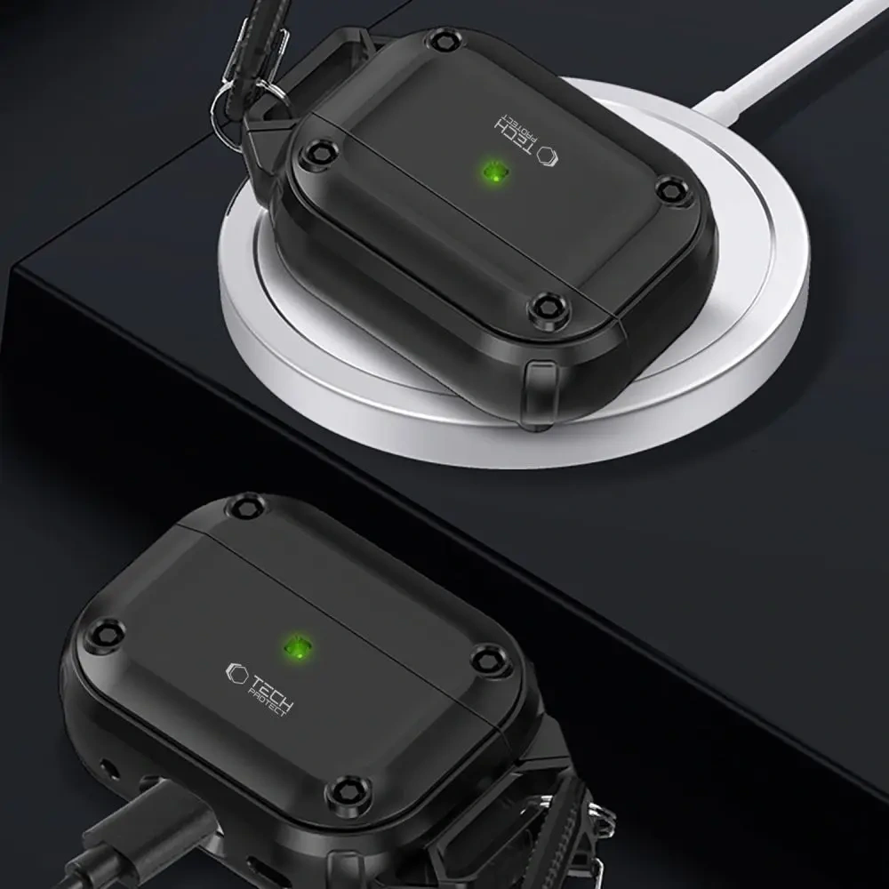 Hurtownia GSM - Tech-Protect Hrubý hák Apple AirPods Pro 1 / 2 Černý - THP3242 - {ean13} - Hurt