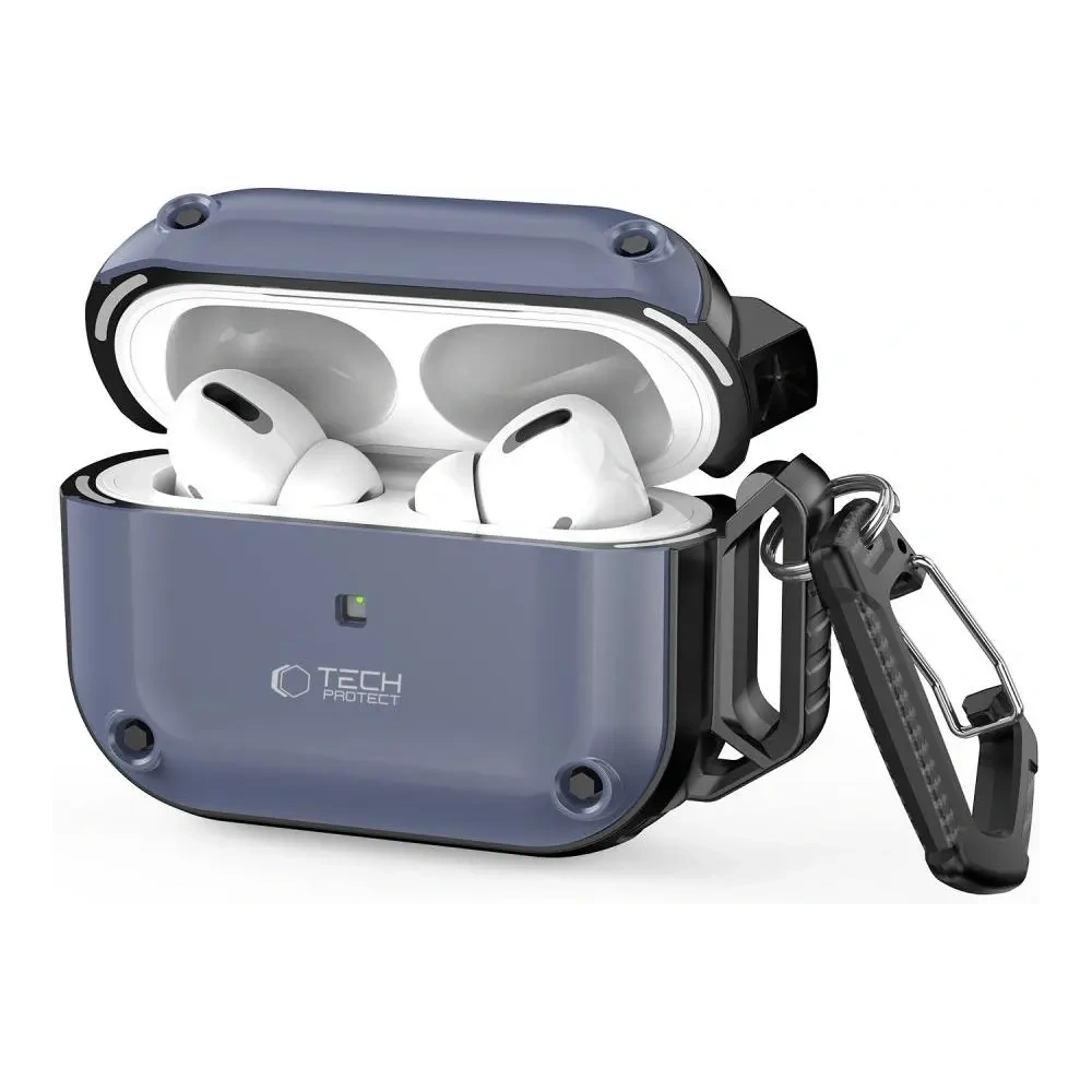 Hurtownia GSM - Tech-Protect Rough Hook Apple AirPods Pro 1 / 2 Ocelově modrá - THP3243 - {ean13} - Hurt
