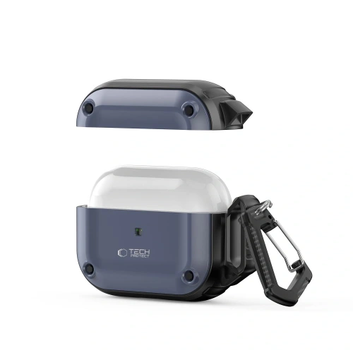 Etui Tech-Protect Rough Hook Apple AirPods Pro 1 / 2 Steel Blue