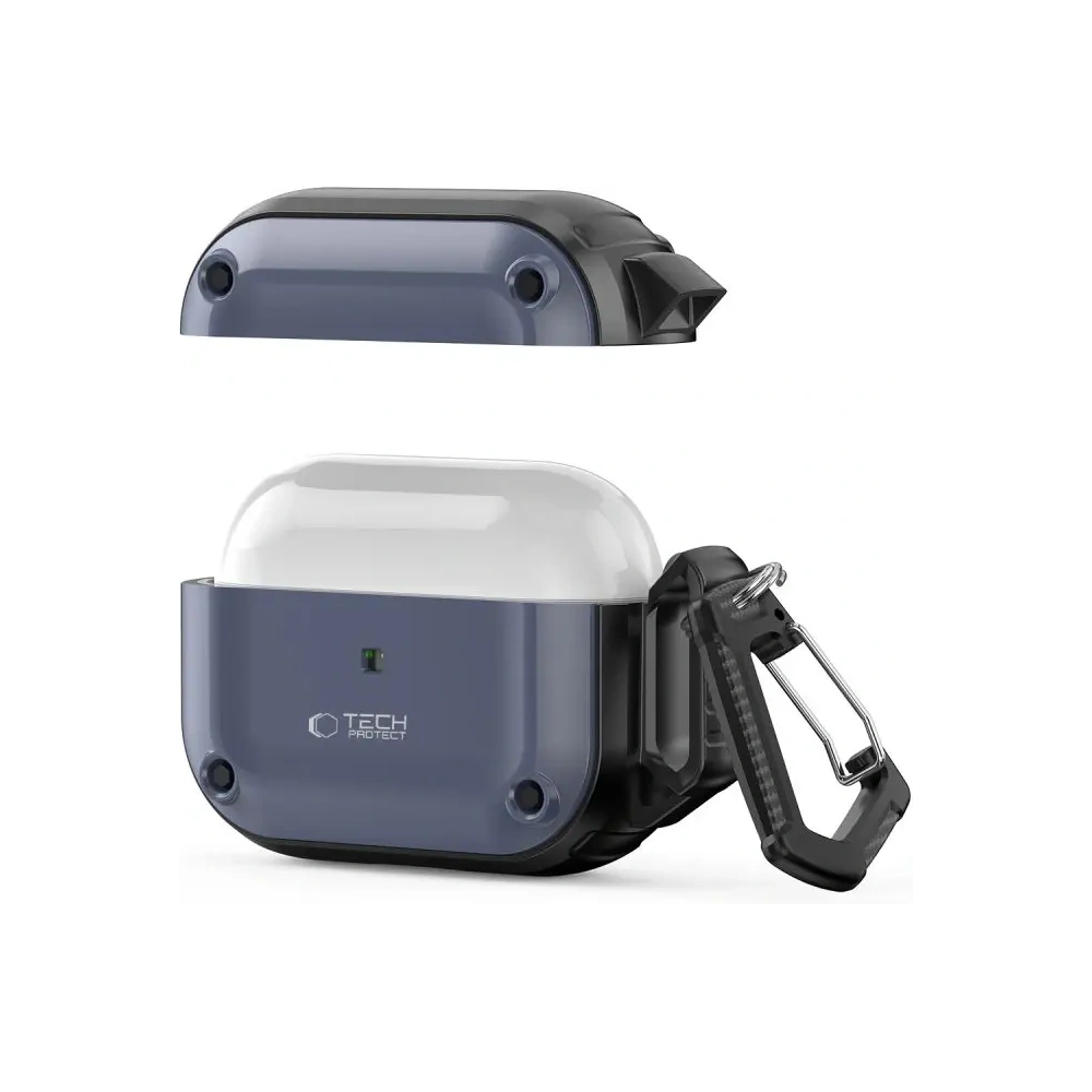 Hurtownia GSM - Tech-Protect Rough Hook Apple AirPods Pro 1 / 2 Ocelově modrá - THP3243 - {ean13} - Hurt