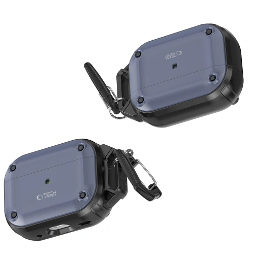 Etui Tech-Protect Rough Hook Apple AirPods Pro 1 / 2 Steel Blue