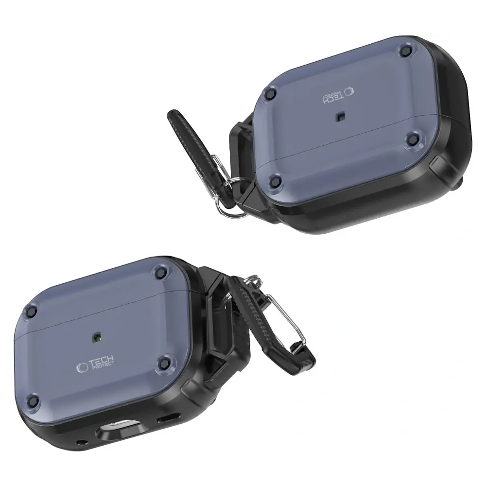 Hurtownia GSM - Tech-Protect Rough Hook Apple AirPods Pro 1 / 2 Ocelově modrá - THP3243 - {ean13} - Hurt