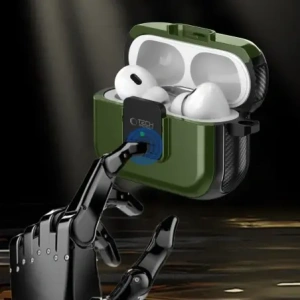 Hurtownia GSM - Tech-Protect Defender Hook MagSafe Apple AirPods Pro 1 / 2 Olivově zelená - THP3245 - {ean13} - Hurt