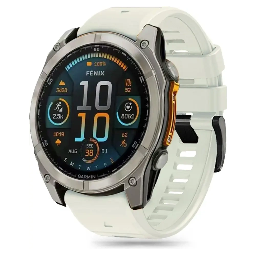 Hurtownia GSM - Pasek Tech-Protect Silicone Line Garmin Fenix 5x / 5x Plus / 6x / 6x Pro / 7x / 8 51mm Titanium - THP3247 - {ean13} - Hurt