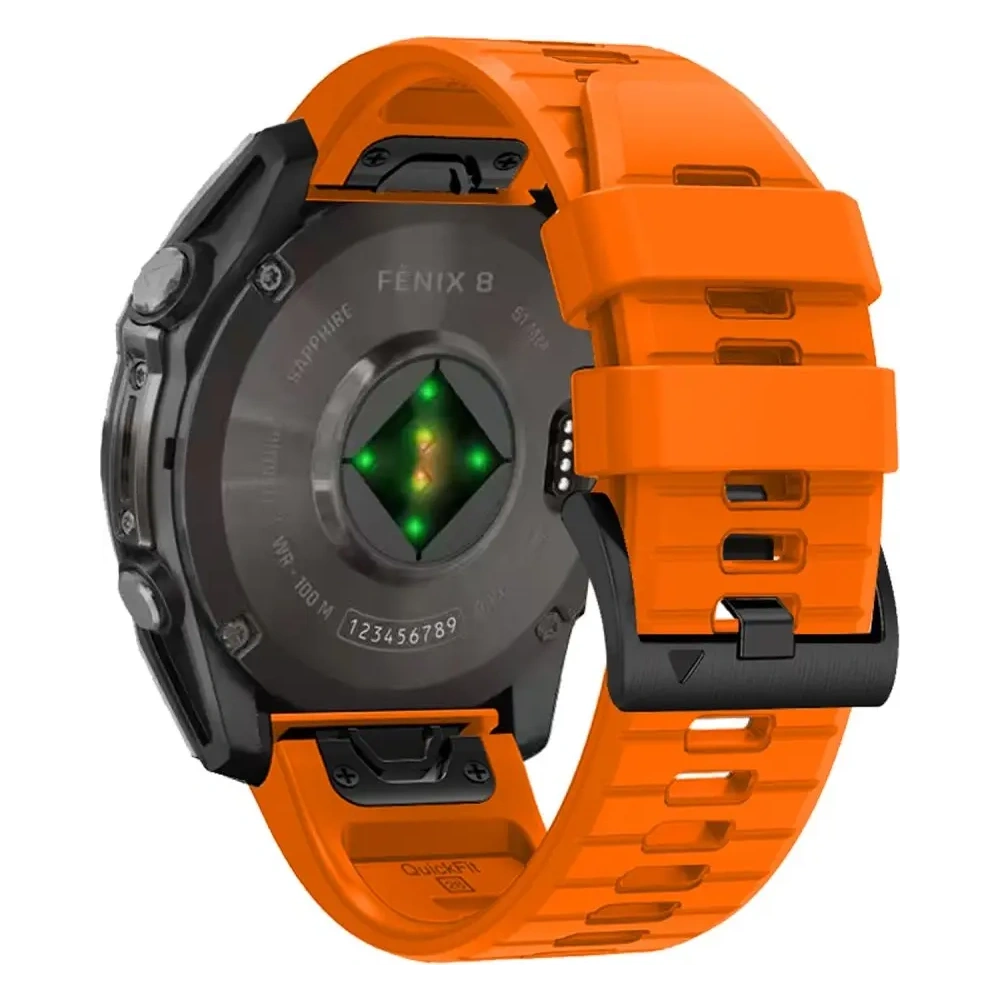 Hurtownia GSM - Tech-Protect Linie de Silicon Garmin Fenix 5x / 5x Plus / 6x / 6x Pro / 7x / 8 51mm Portocalie - THP3249 - {ean13} - Hurt