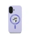 Wholesale Karl Lagerfeld KLHMP16SSCMKCRHU Apple iPhone 16 hardcase Silicone Karl&Choupette Ring MagSafe purple - KLD21723 - {ean13} - Hurt