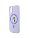 Hurtownia GSM - Etui Karl Lagerfeld KLHMP16SSCMKCRHU Apple iPhone 16 hardcase Silicone Karl&Choupette Ring MagSafe fioletowy/purple - KLD21723 - {ean13} - Hurt