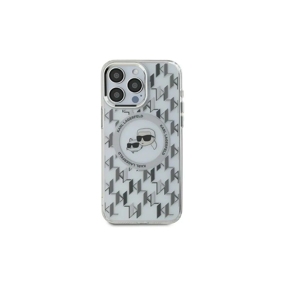 Hurtownia GSM - Karl Lagerfeld KLHMP16XHMCKMHT Apple iPhone 16 Pro Max IML Monogram Karl&Choupette Head MagSafe transparent - KLD21726 - {ean13} - Hurt