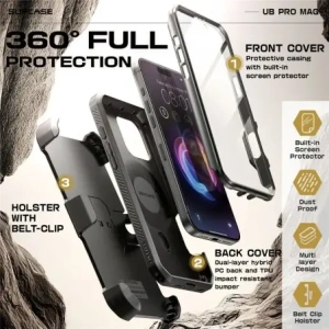 Wholesale Supcase Unicorn Beetle Pro Mag MagSafe Apple iPhone 16 Pro Max Black - SPC461 - {ean13} - Hurt