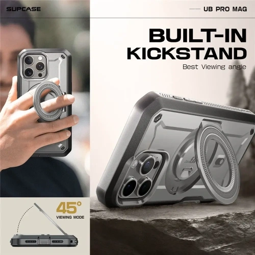 Etui Supcase Unicorn Beetle Pro Mag MagSafe Apple iPhone 16 Pro Max Grey