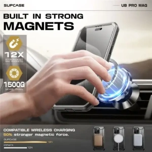 Wholesale Supcase Unicorn Beetle Pro Mag MagSafe Apple iPhone 16 Pro Max Grey - SPC462 - {ean13} - Hurt