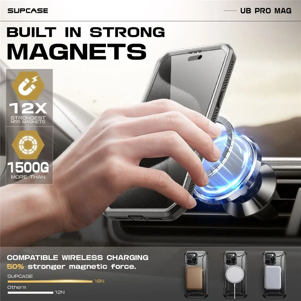 Hurtownia GSM - Supcase Unicorn Beetle Pro Mag MagSafe Apple iPhone 16 Pro Max Gri - SPC462 - {ean13} - Hurt