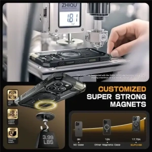 Supcase Unicorn Beetle Grip Mag MagSafe Apple iPhone 16 Pro Max Černá
