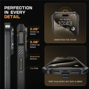 Supcase Unicorn Beetle Grip Mag MagSafe Apple iPhone 16 Pro Max Černá