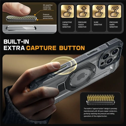 Etui Supcase Unicorn Beetle Grip Mag MagSafe Apple iPhone 16 Pro Max Grey