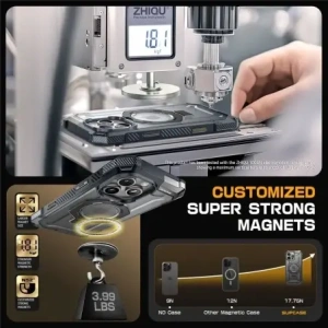 Supcase Unicorn Beetle Grip Mag MagSafe Apple iPhone 16 Pro Max Gri