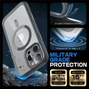 Wholesale Supcase Unicorn Beetle Mag MagSafe Apple iPhone 16 Pro Max Grey - SPC468 - {ean13} - Hurt