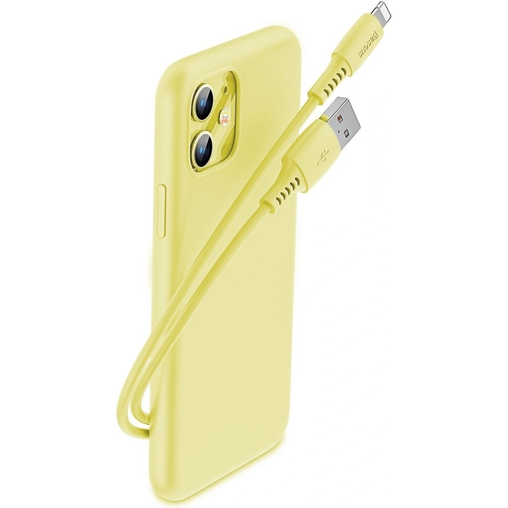 Hurtownia GSM - Kabel Lightning USB Baseus Colourful 1.2m 2.4A (żółty) - BSU1050YEL - {ean13} - Hurt