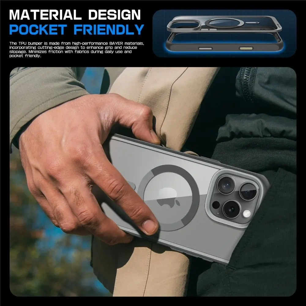 Supcase Unicorn Beetle Mag MagSafe Apple iPhone 16 Pro Max Šedá