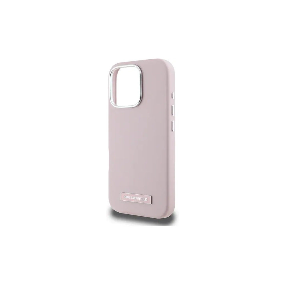 Hurtownia GSM - Karl Lagerfeld KLHMP16XPGMSRPP Apple iPhone 16 Pro Max Hardcase FW Metallplatte MagSafe pink - KLD21727 - {ean13} - Hurt