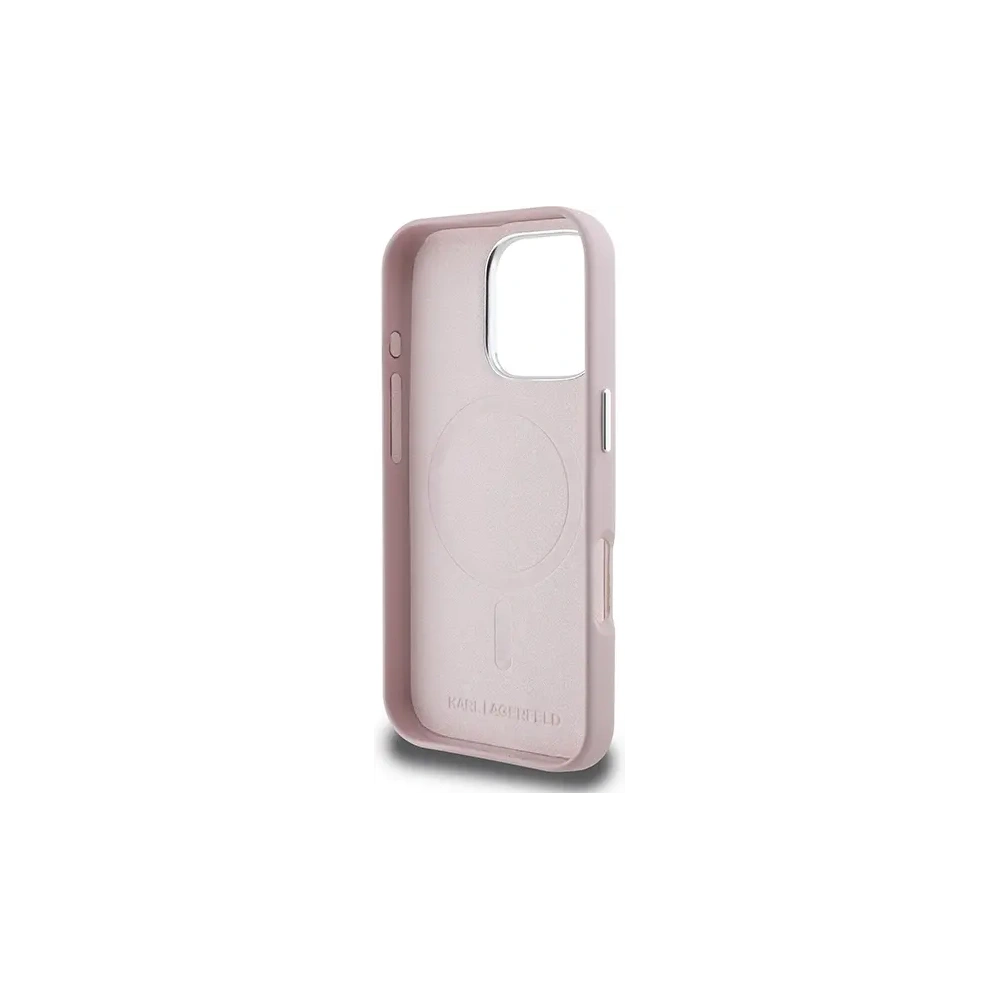 Hurtownia GSM - Karl Lagerfeld KLHMP16XPGMSRPP Apple iPhone 16 Pro Max Hardcase FW Metallplatte MagSafe pink - KLD21727 - {ean13} - Hurt