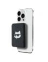 Karl Lagerfeld KLPB5FPGKSCHHK 15W 5000mAh powerbank wireless Choupette Head Pin MagSafe negru