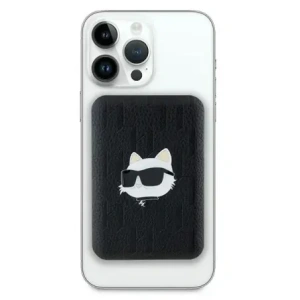 Hurtownia GSM - Karl Lagerfeld KLPB5FPGKSCHHK 15W 5000mAh powerbank wireless Choupette Head Pin MagSafe negru - KLD21729 - {ean13} - Hurt