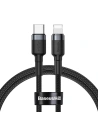 Kabel USB-C do Lightning PD Baseus Cafule, 18W, 1m (czarno-szary)