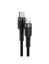 Hurtownia GSM - Kabel USB-C do Lightning PD Baseus Cafule, 18W, 1m (czarno-szary) - BSU1051BLKGRY - {ean13} - Hurt