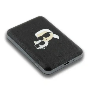 Hurtownia GSM - Karl Lagerfeld KLPB5FPGKSKCHK 15W 5000mAh drahtlose Powerbank Karl&Choupette Head Pin MagSafe schwarz - KLD21730 - {ean13} - Hurt