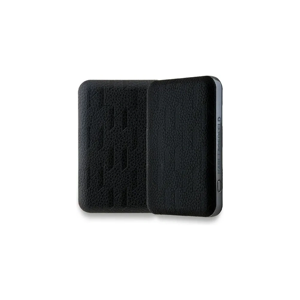 Hurtownia GSM - Karl Lagerfeld KLPB5FPGKSKIHK 15W 5000mAh powerbank wireless Karl Head Pin MagSafe negru - KLD21731 - {ean13} - Hurt