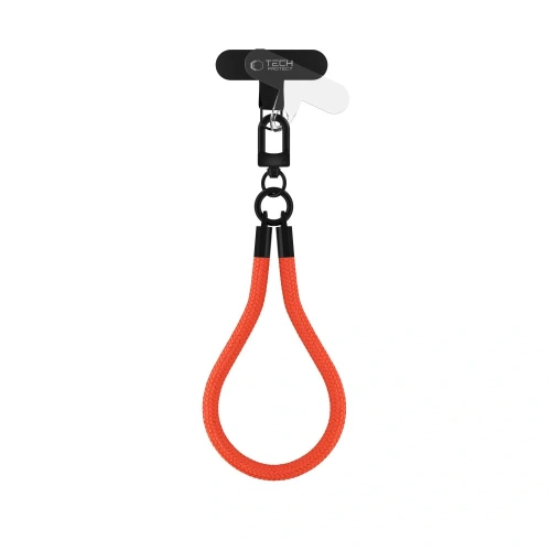 Smycz Tech-Protect C3S Rope Wrist Strap Neon Orange/black