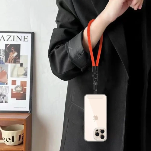 Smycz Tech-Protect C3S Rope Wrist Strap Neon Orange/black