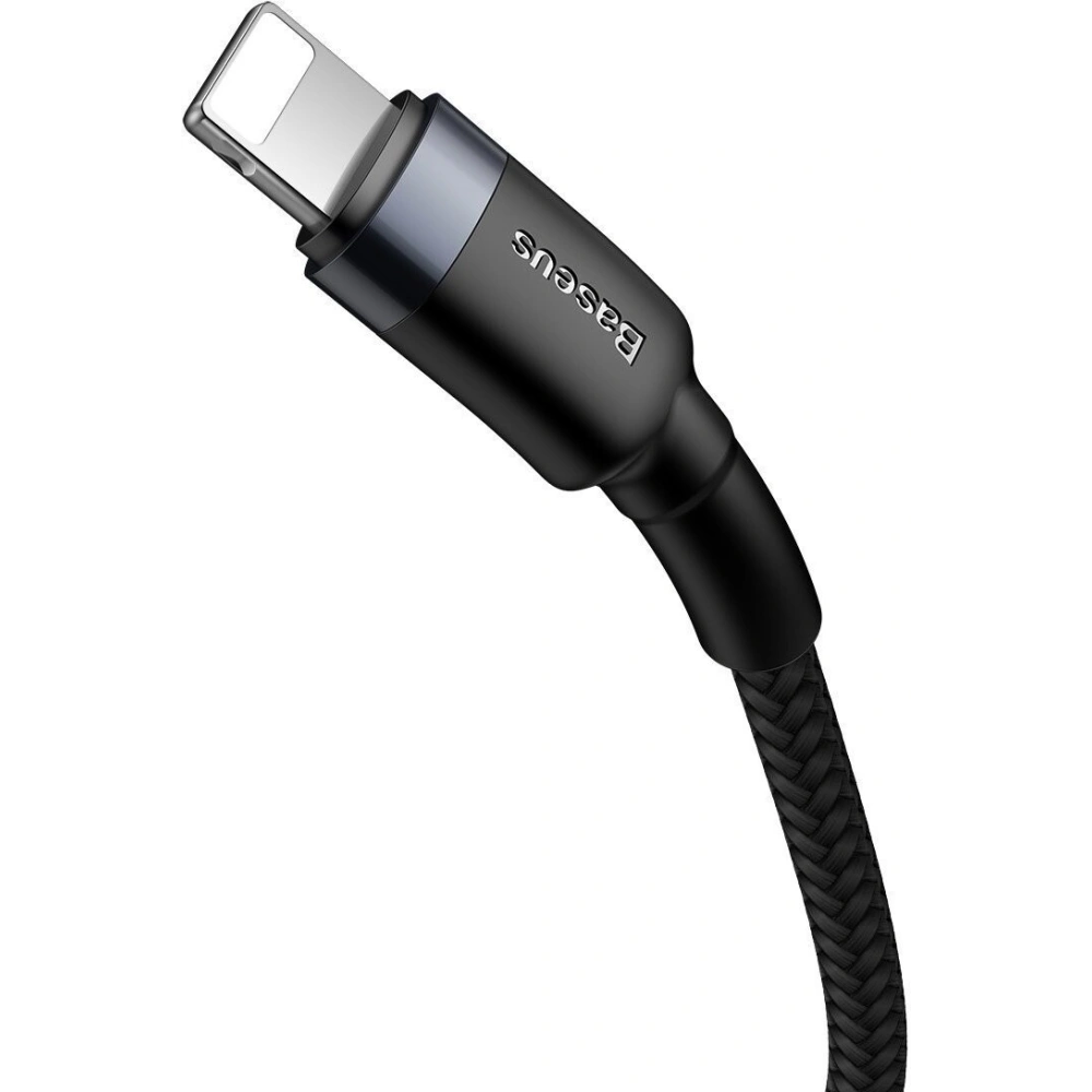 Hurtownia GSM - Kabel USB-C do Lightning PD Baseus Cafule, 18W, 1m (czarno-szary) - BSU1051BLKGRY - {ean13} - Hurt