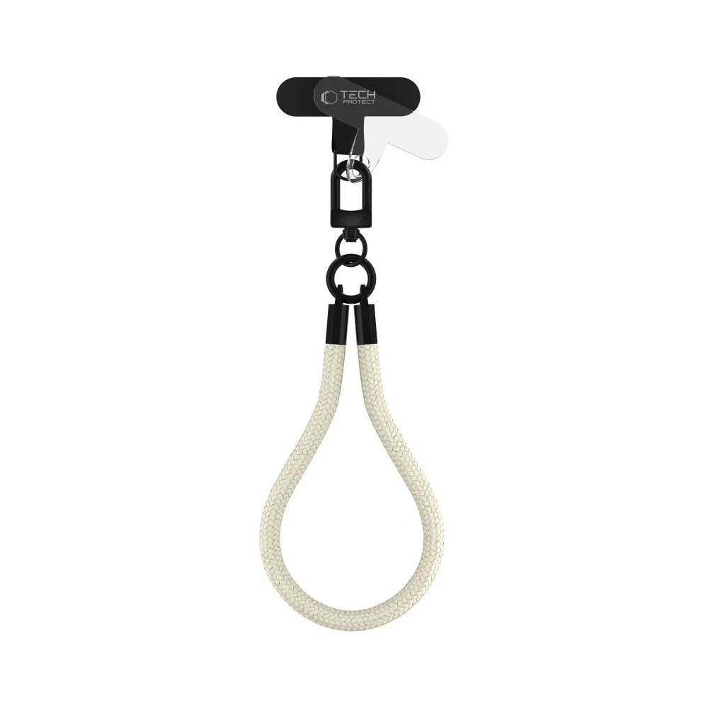 Hurtownia GSM - Smycz Tech-Protect C3S Rope Wrist Strap Taupe/black - THP3260 - {ean13} - Hurt
