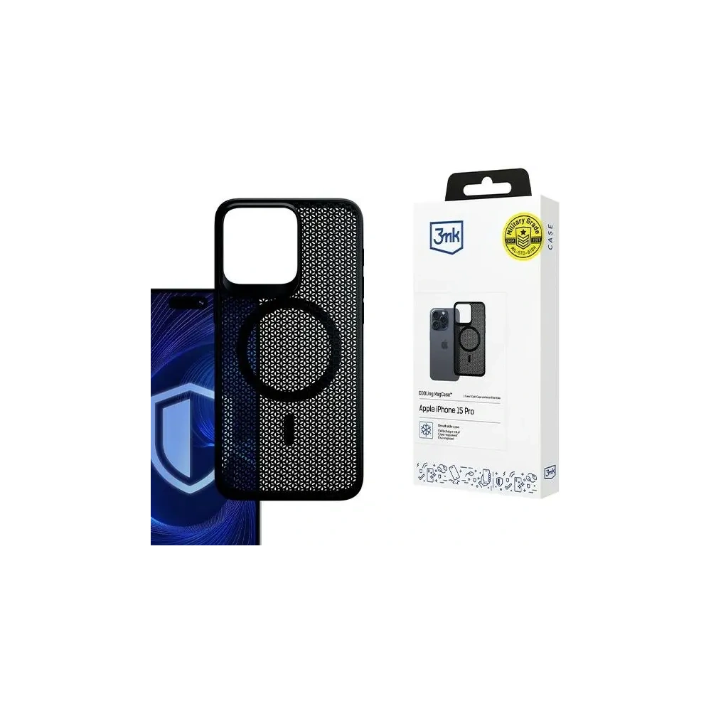 Hurtownia GSM - Etui 3MK COOLing MagCase Apple iPhone 15 Pro - 3MK15547 - {ean13} - Hurt