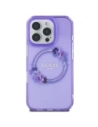 Hurtownia GSM - Guess GUHMP16LHFWFCU Apple iPhone 16 Pro tvrdý obal IML Květy Věnec MagSafe fialový - GUE3629 - {ean13} - Hurt