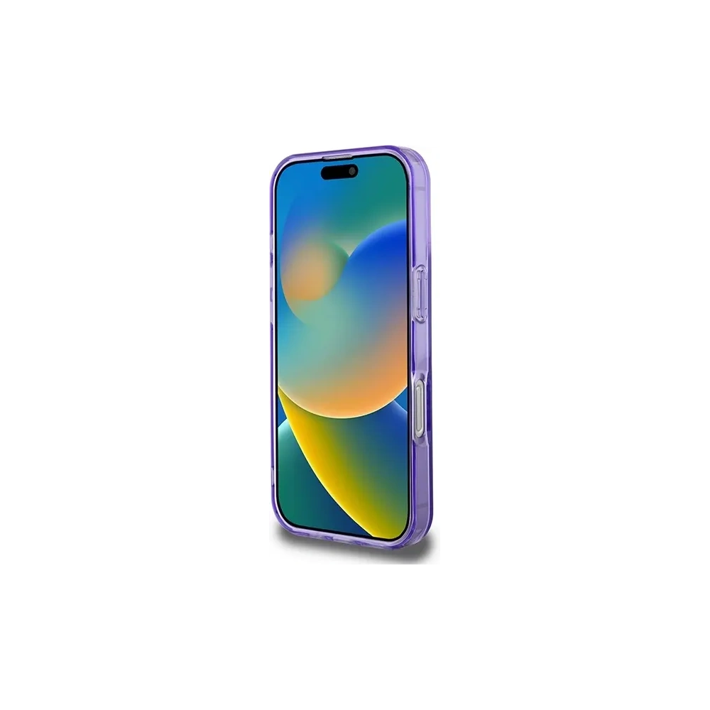 Hurtownia GSM - Guess GUHMP16LHFWFCU Apple iPhone 16 Pro kemény tok IML Virágkoszorú MagSafe lila - GUE3629 - {ean13} - Hurt