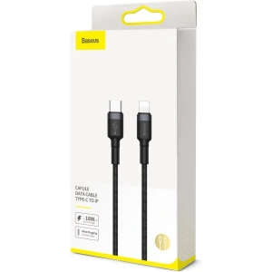 USB-C zu Lightning PD Baseus Cafule, 18W, 1m (schwarz-grau)