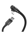 Hurtownia GSM - Kabel kątowy USB-C do Lightning PD Baseus MVP Elbow, 18W, 1m (czarny) - BSU1052BLK - {ean13} - Hurt