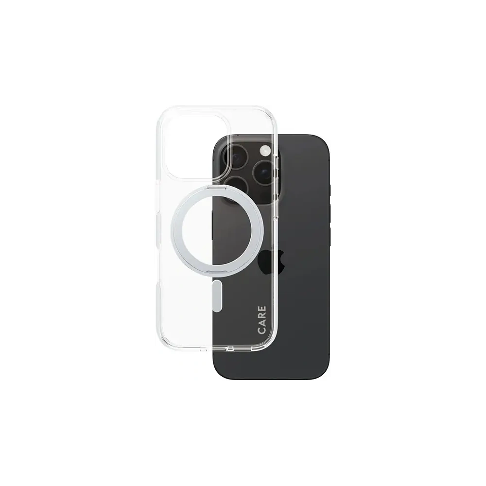 Hurtownia GSM - CARE de PanzerGlass Capac cu suport pentru Apple iPhone 16 Pro MagSafe argintiu - PZG712 - {ean13} - Hurt