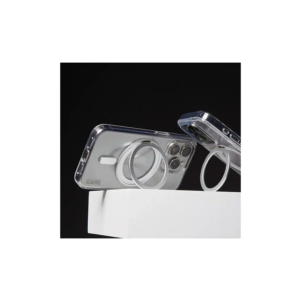 Hurtownia GSM - CARE od PanzerGlass Funkční pouzdro s podpěrou pro Apple iPhone 16 Pro Max MagSafe stříbrné - PZG714 - {ean13} - Hurt