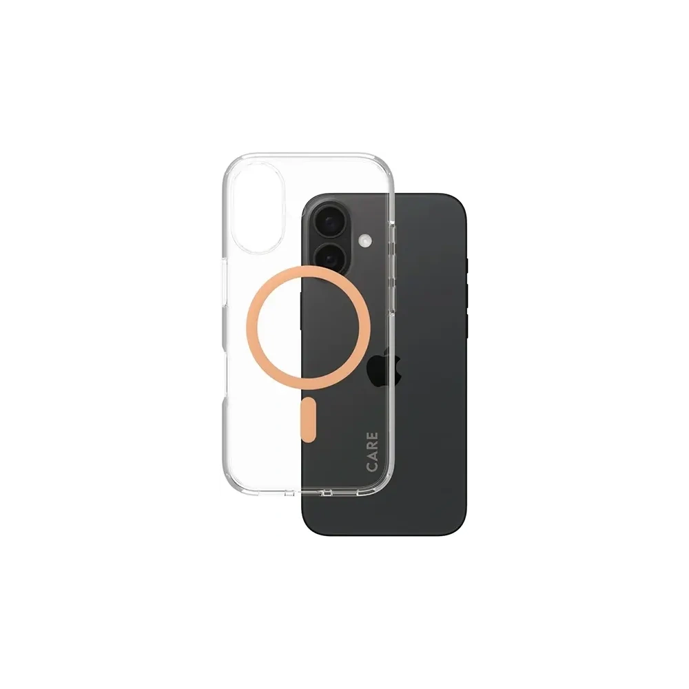 Hurtownia GSM - Etui CARE by PanzerGlass Flagship Case Apple iPhone 16 MagSafe brzoskwiniowy/peachy - PZG717 - {ean13} - Hurt