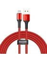 Baseus halo data cable USB For iP 1.5A 2m Red