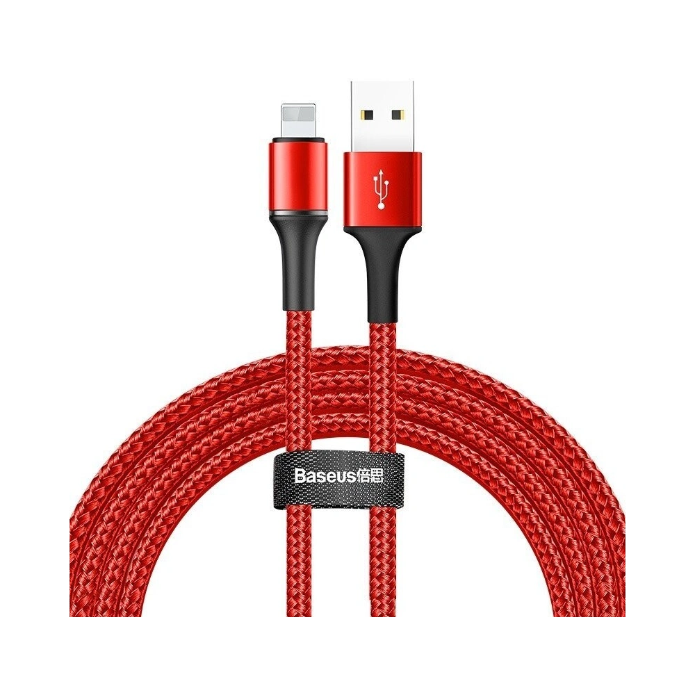 Wholesale Baseus halo data cable USB For iP 1.5A 2m Red - BSU1053RED - {ean13} - Hurt