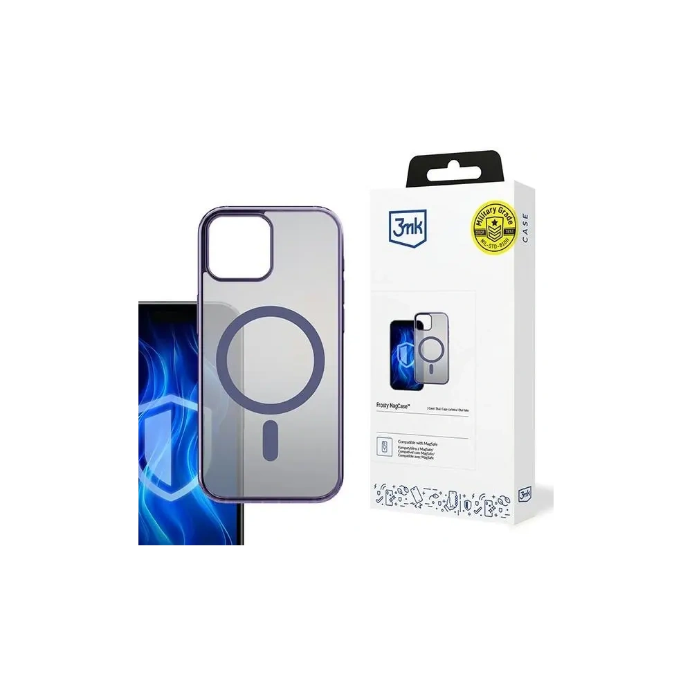Hurtownia GSM - 3MK MagCase înghețat Apple iPhone 15 Plus mov - 3MK15572 - {ean13} - Hurt