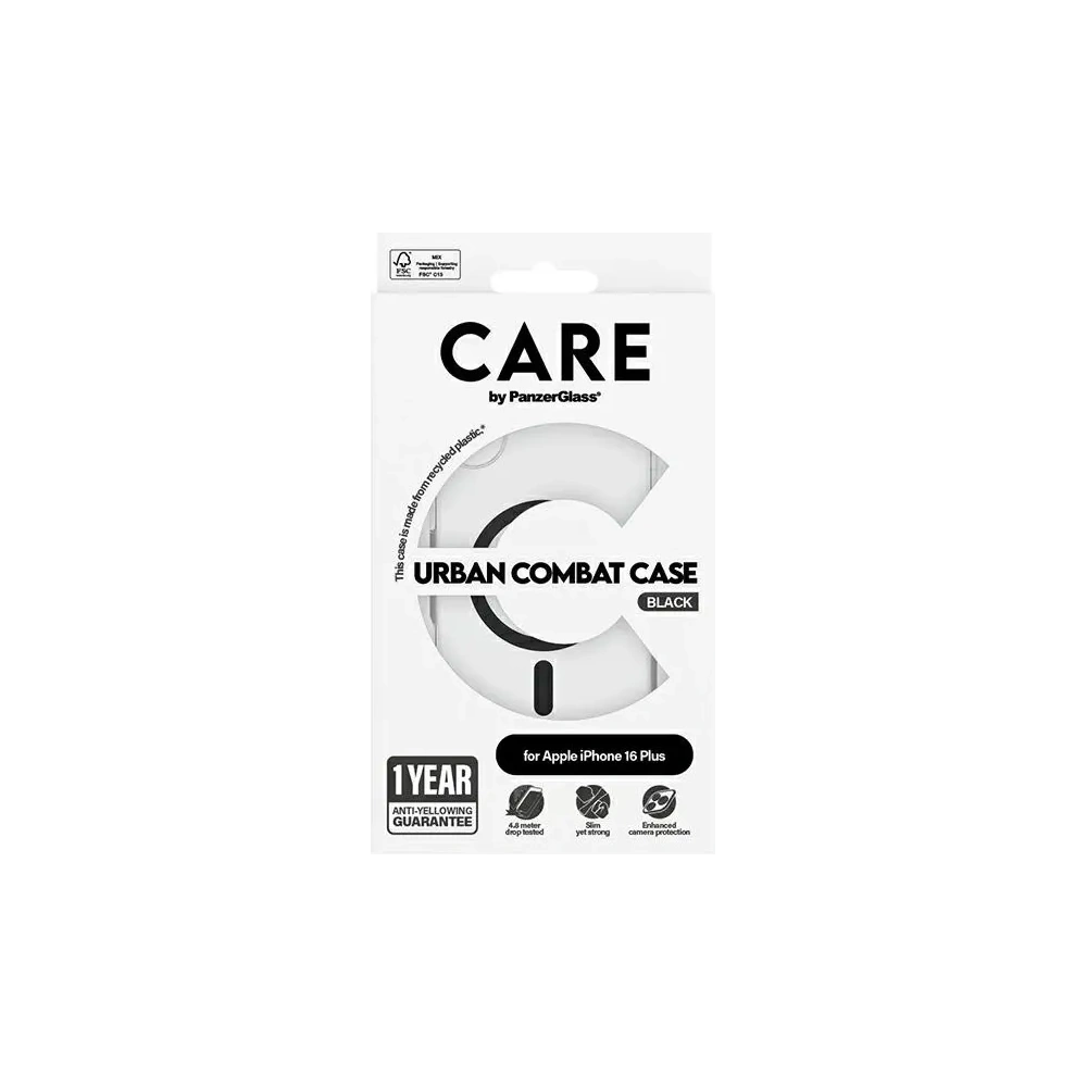 Hurtownia GSM - CARE by PanzerGlass Flagship tok Apple iPhone 16 Plus MagSafe fekete - PZG721 - {ean13} - Hurt