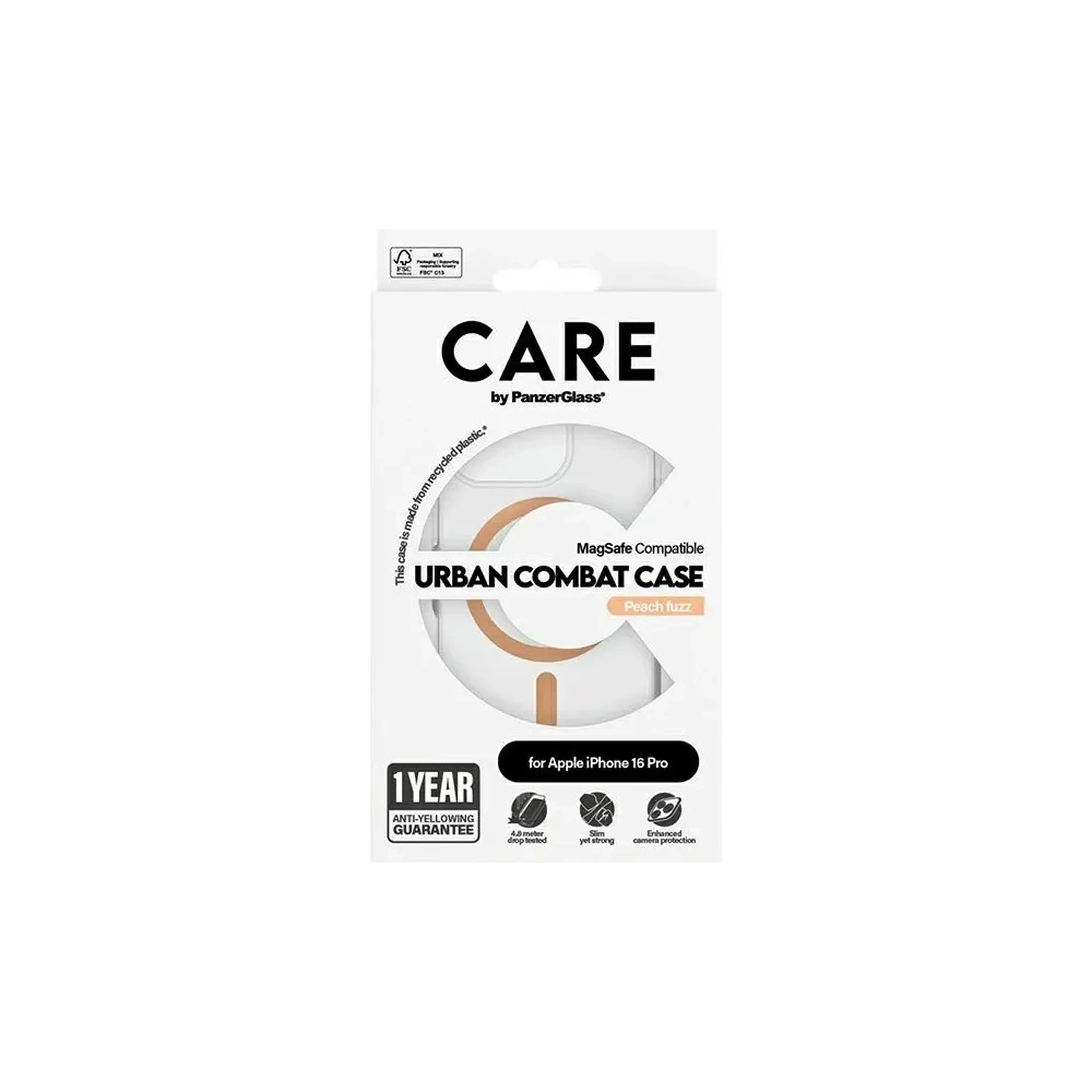Hurtownia GSM - CARE by PanzerGlass Flagship Case Apple iPhone 16 Pro MagSafe őszibarack - PZG723 - {ean13} - Hurt