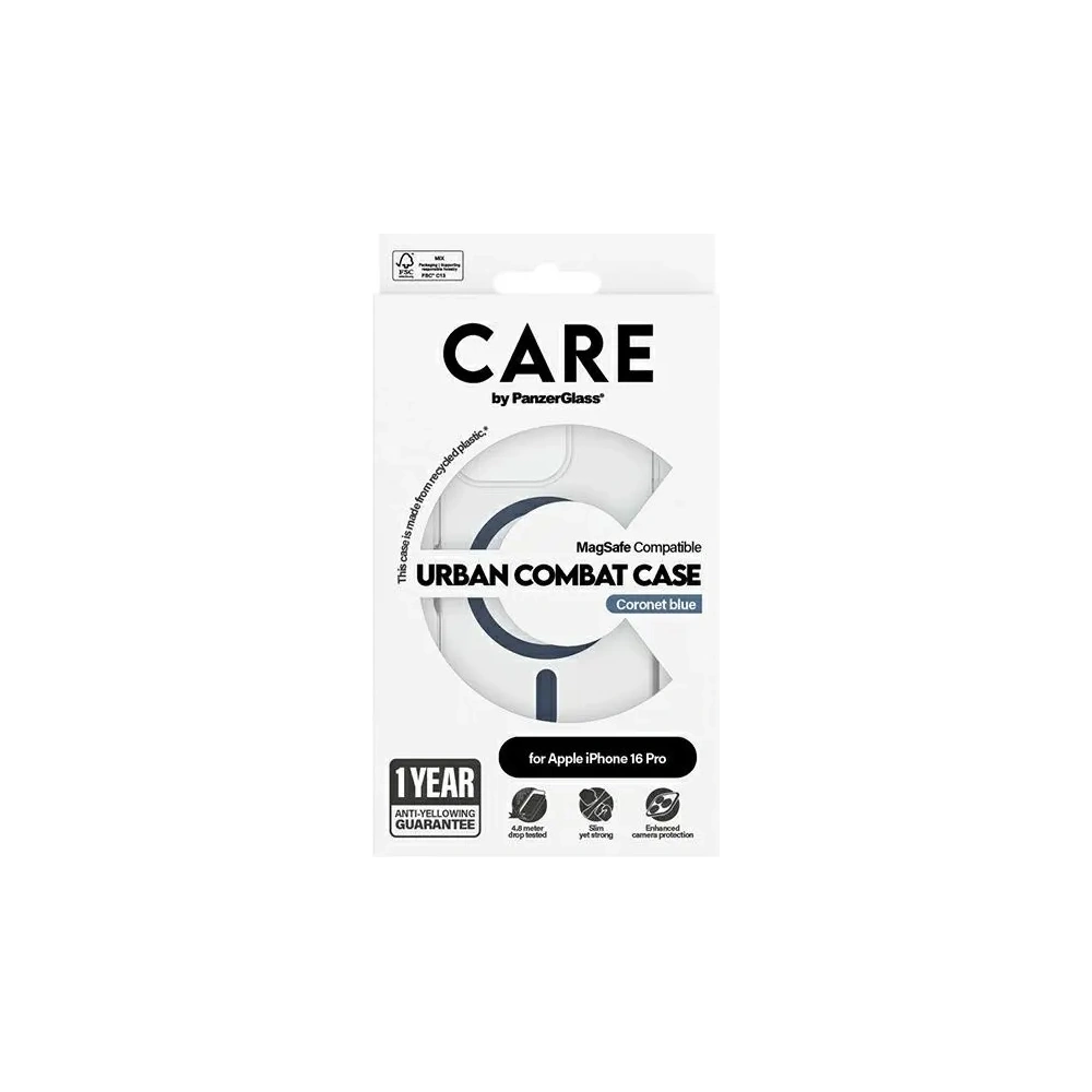Hurtownia GSM - Etui CARE by PanzerGlass Flagship Case Apple iPhone 16 Pro MagSafe niebieski/blue - PZG724 - {ean13} - Hurt