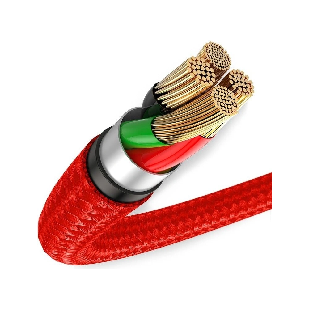 Wholesale Baseus halo data cable USB For iP 1.5A 2m Red - BSU1053RED - {ean13} - Hurt